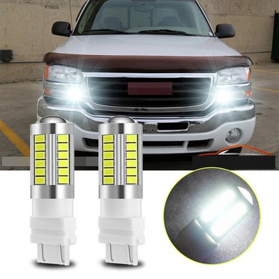3157 3156 LED Daytime Running Light DRL Bulbs For GMC Sierra 1500 2500 HD 99-06