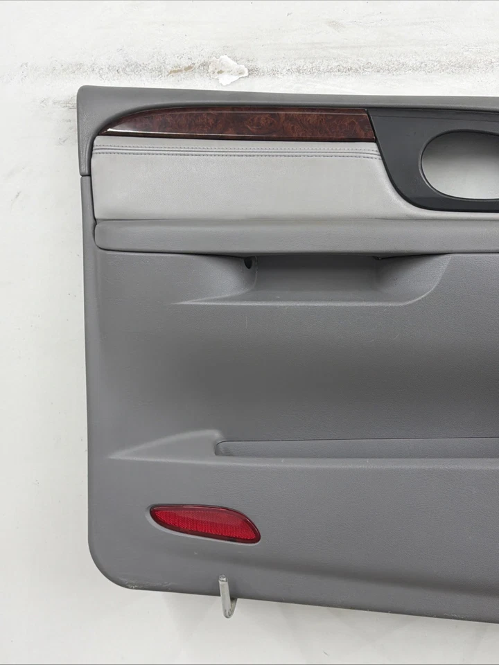 02-09 GMC Envoy передняя панель двери со стороны водителя оригинальная серая лицевая древесина изящная - Изображение 2 из 4