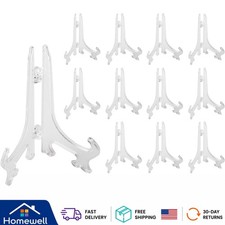 Versatile Mini Display Stands - 3.5 Clear Easels for Photos Place Cards
