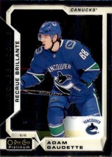 2018-19 O-Pee-Chee Platinum #193 Adam Gaudette RC - HKY