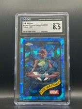 2025 Topps Marvel Chrome Sapphire Marvel #28 The Watcher CGC 8.5