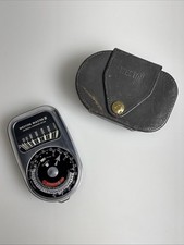 WESTON MASTER III UNIVERSAL EXPOSURE METER MODEL 737 Working Tested Leather Case