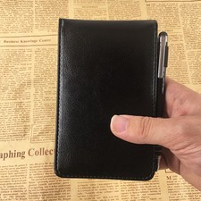 2 Pcs Pocket Notepad Schedule Planner PU Journal Books Creative Gift