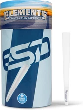 Elements Ultra Thin Rolling Paper Cones King Size | 100 Pack | Pre Rolled with T