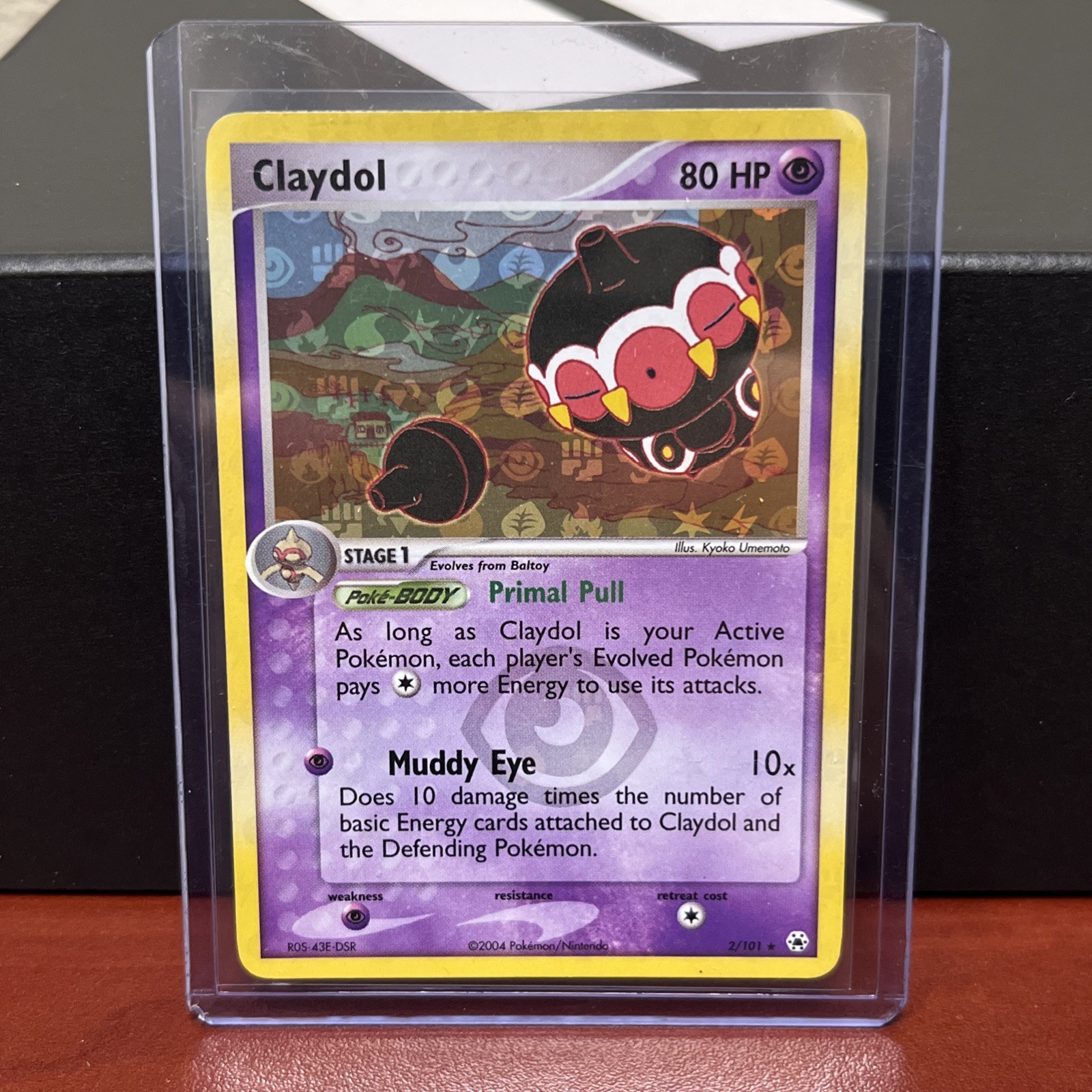 Claydol 2/101 Pokemon - Hidden Legends Holo Rare Card NM Condition