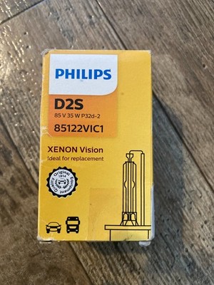 Phillips D2S Xenon Vision Replacement Headlight Bulb 85122V1C1 Single