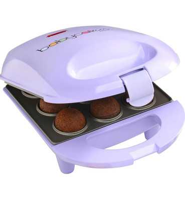 BABYCAKES MINI CAKE POP MAKER - PURPLE, ELECTRIC, NON-STICK, NEW IN BOX!