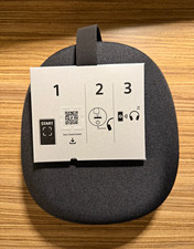 Estuche rígido para auriculares Sony gris con inserto de espuma, para Sony WH-1000XM6