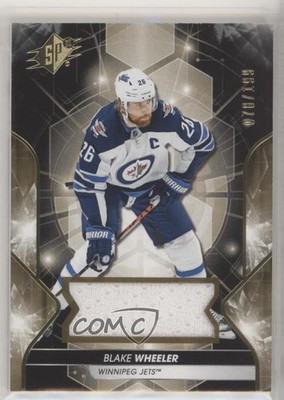 2019-20 SPx Memorabilia 78/199 Blake Wheeler #5 1d4