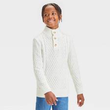 Boys Cream Sweater Size S 6/7