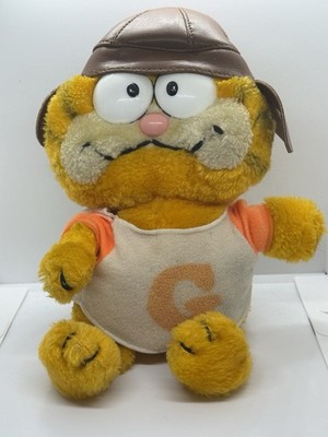 Vtg 1978 Garfield Armchair Athlete Bean Bag Football Plush Stuffed Animal