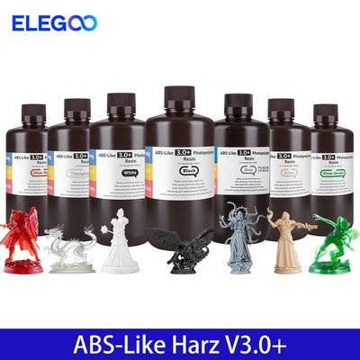 ELEGOO ABS-Like 3.0 Plus 3D Drucker 405nm UV Resin für MSLA/LCD/DLP 3D-Drucker
