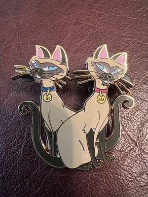 DISNEY Siamese Cats Pin Si & Am Lady and the Tramp Movie 2008 Villains