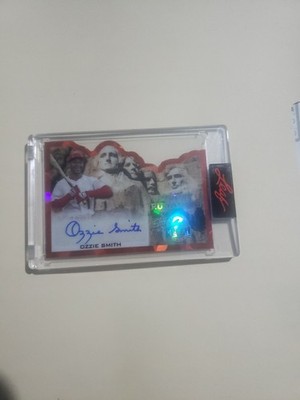 2026 Leaf Metal Presidents Day Ozzie Smith (1/1) Mt Rushmore Auto Shimmer 