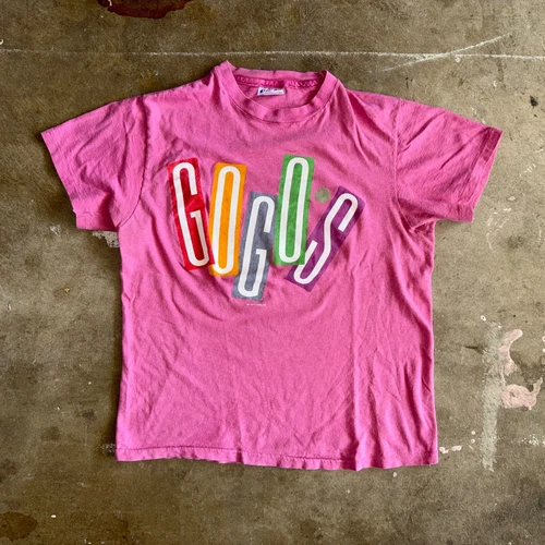 80s VINTAGE THE GO-GO'S PRIME TIME TOUR CONCERT T-SHIRT 1980s vintage concert t-shirt, vintage, single stitch, B+ condition