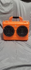 Water Resistant Hand Built Turtle Box Style Boom Box/ Portable Bluetooth Player