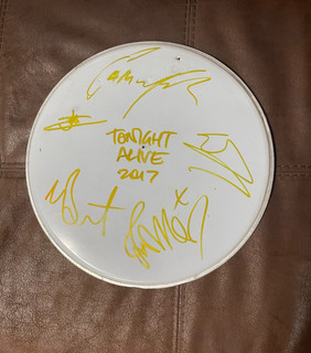 Tonight Alive Signed Drum Skin