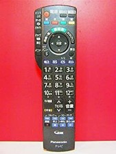 Panasonic N2QAYB000588 Black Tested Television TV Remote Control Japan JP F/S