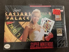 Super Caesars Palace SNES New Sealed (Super Nintendo Entertainment System)