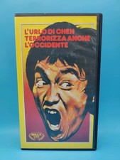 VHS L'URLO DI CHEN TERRORIZZA ANCHE L'OCCIDENTE Bruce Lee Chuck Norris