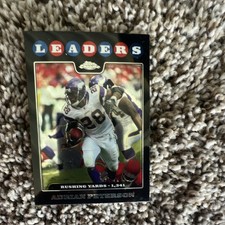 2008 Topps Chrome Adrian Peterson #TC125 League Leaders Minnesota Vikings