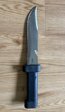 Aqua Lung Dive Knife Stainless Steel 7 1/2 Blade Scuba Divers Japan