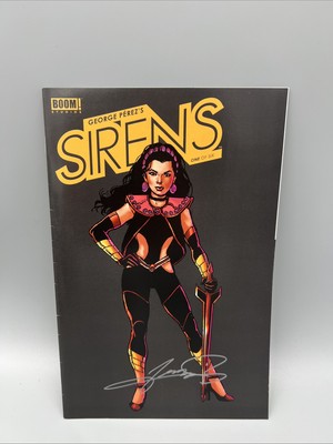 George Perez's SIRENS One Of Six Boom Studios Comics 2014. Autographed