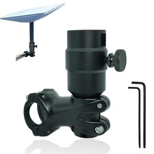 Starlink RV Mount Adapter Kit, Aluminum Alloy for 1.1-1.5 inches pole, Black