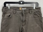 Carhartt Men's Gray Relaxed Fit Straight Leg Rigby Carpenter Pants Size 31x30 — photo 3