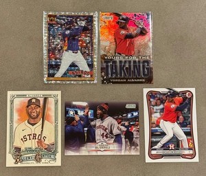 MLB BASEBALL TOPPS 2025/2026 YORDAN ALVAREZ CARD LOT HOUSTON ASTROS