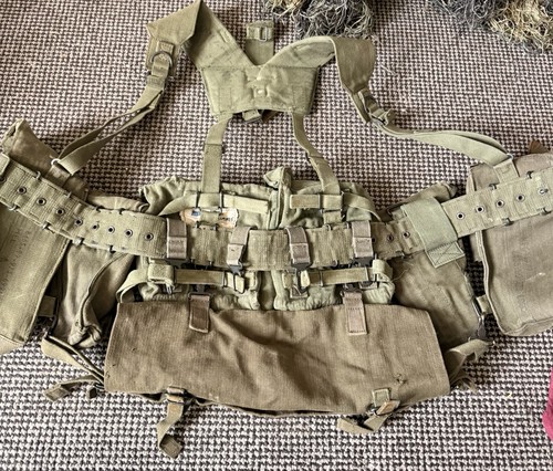 Pattern 58 Pattern 58 Webbing Full Set British Army Issue Falklands War Post WW2 ...