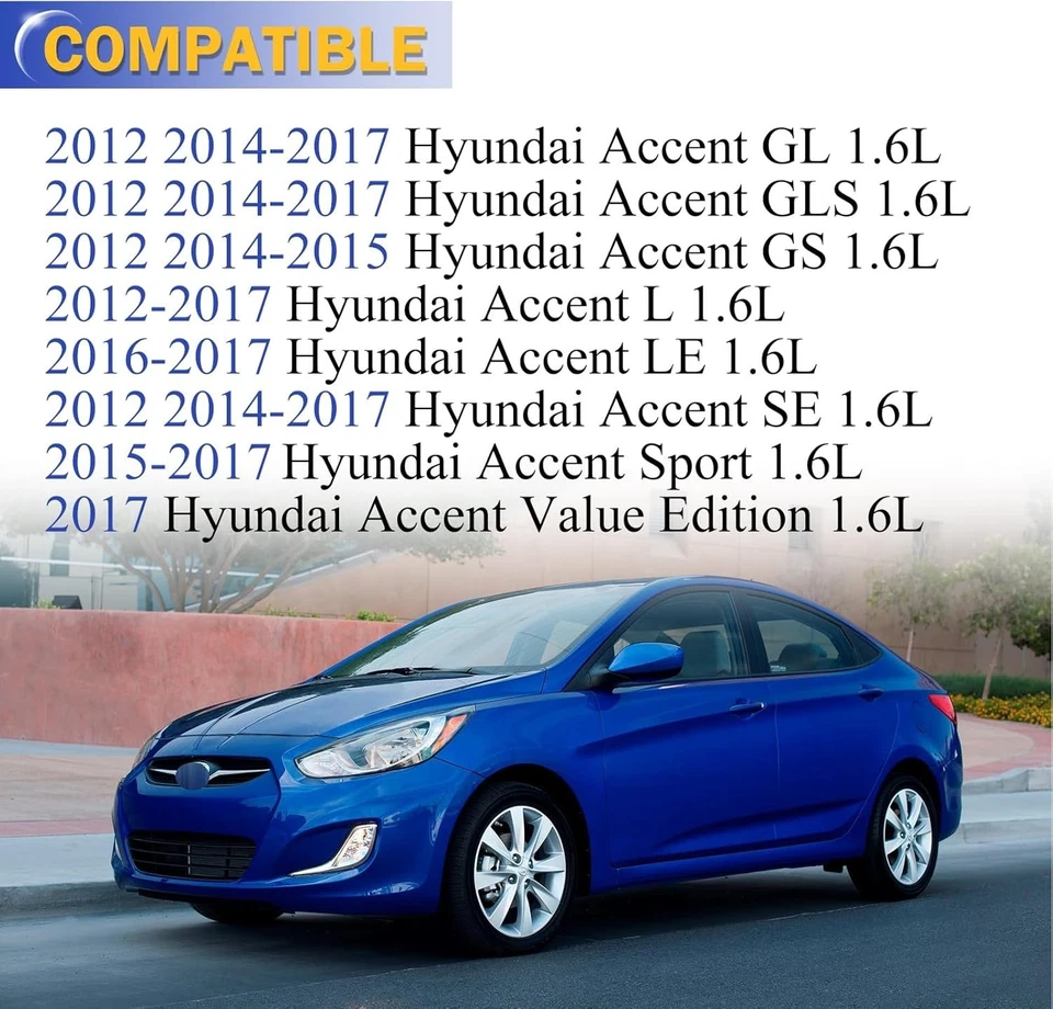 Exterior Door Handle Front Driver Left Assembly Fit For Hyundai Accent 2012-2020 - Image 2 of 4