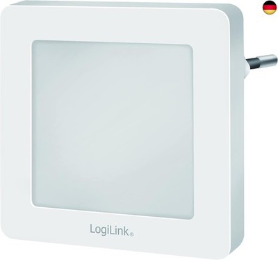 LogiLink LED013 LED Night Light with Twilight Sensor and 2 Brightness Levels