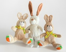 3 Kuscheltiere Hasen klein ca. 20 cm gebrauch...