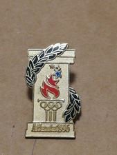 Pin's J. O. Atlanta 96..flamme Olympique