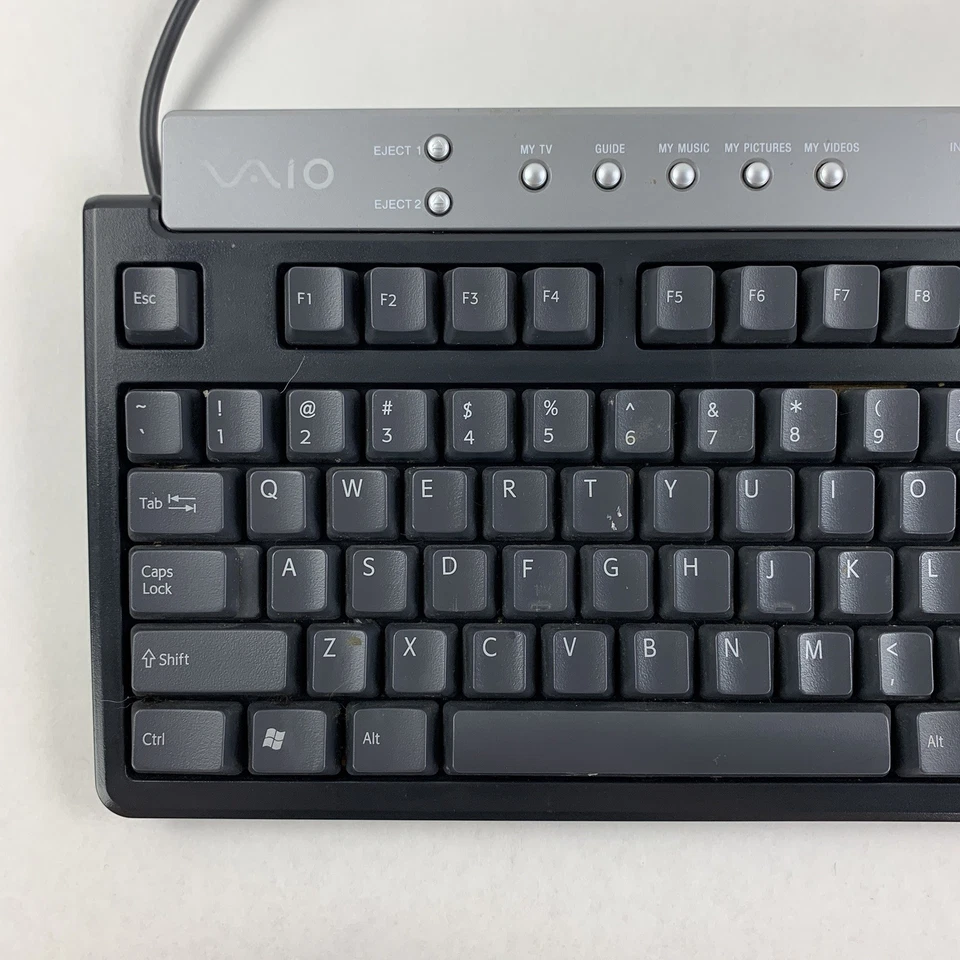 Sony PCVA-KB7P/U VAIO Multimedia Keyboard Tested Vintage - Image 3 of 4