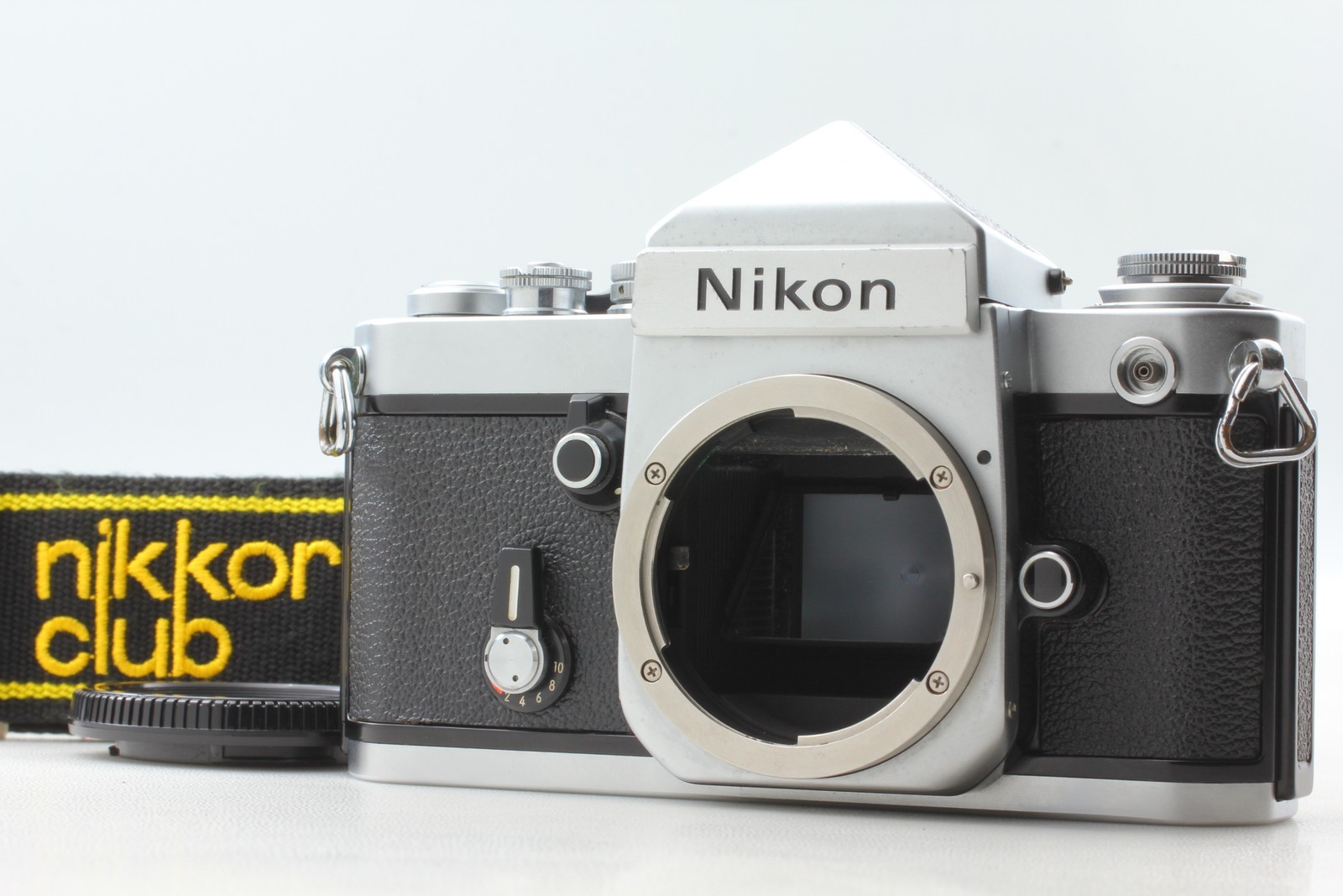 [Top MINT] Nikon F2 Eye Level Silver 35mm SLR Film Camera Body Only From JAPAN