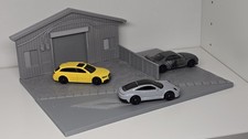 1:64 Garage Frontfassade, Straße Und Parkplatz Diorama, 3D Gedrückt, PLA