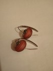 Lot of 2 Murano, MA Glass Bead Charm Sterling Silver 925, Italy  — photo 1