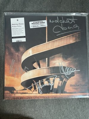 Molchat Doma Belaya Polosa Vinyl LP SIGNED  Autographed New