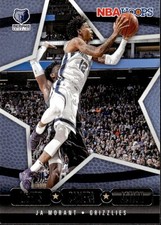 2020 HOOPS JA MORANT 30 MINT LIGHTS CAMERA ACTION BASKETBALL MEMPHIS GRIZZLIES