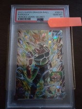 PSA 10 Bardock Dragon Ball UGM8-SEC3 Secret Rare Official Dragon Ball Card