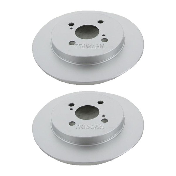 2 Bremsscheiben Voll Ø 259 Mm Triscan Bremsen-Expertise FüR U.A. Toyota IQ-image