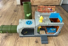 1989 TMNT Sewer Lair Playset Teenage Mutant Ninja Turtles NEARLY complete 