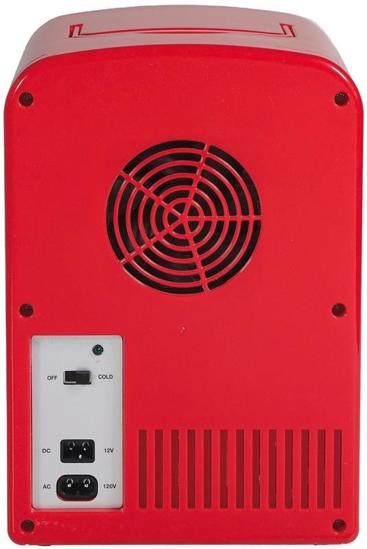 Frigidaire Portable Retro 6-Cans/4-Liters Mini Fridge EFMIS129-RED