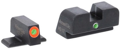 AmeriGlo i-Dot Night Sight Set Sig Sauer #8 Front #8 Rear Orange/Green - SG-201