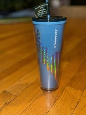 Starbucks Christmas 2021 Color Changing Blue Mermaid Siren Tumbler 24oz NEW