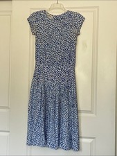 Vintage Maggy Boutique Ditsy Floral Drop Waist Midi Dress 6