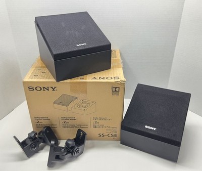 Sony SS-CSE 4'' Dolby Atmos Enabled Elevation Speakers (Pair) - Black, 6 Ohm Read