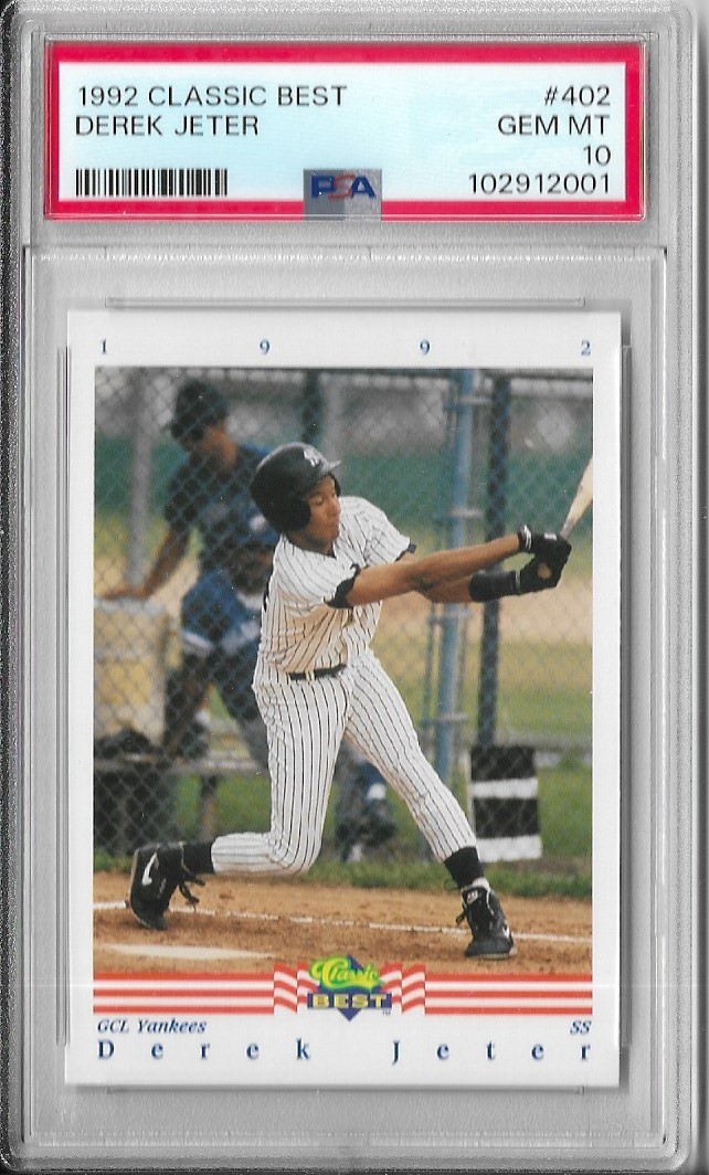 PSA 10 GEM MINT 1992 Classic Best Minor League DEREK JETER Rookie RC #402 HOF'er
